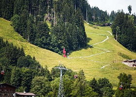 Hahnenkamm in the summer